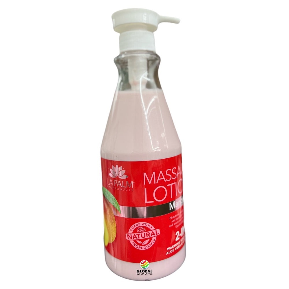 BRAND NEW La Palm Healing Therapy Massage Lotion Mango 24 Oz.